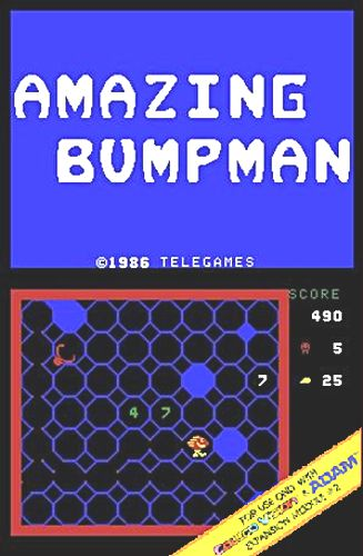 Amazing Bumpman box art for Colecovision